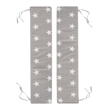 ROBA Sivo-bež navlake za dječji vrtni namještaj u kompletu 2 kom 18x90 cm Little Stars
