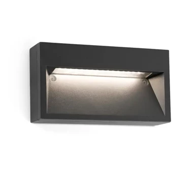 Zidna svjetiljka Path, model Path, LED, 9W, 3000 K, SMD, FR70508, tamno siva