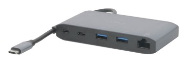 MOBILIS Docking stanica 020027, USB-C, siva