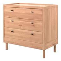 VIPACK Dječja komoda od punog hrasta u prirodnoj boji 100x95x55 cm Forrest 