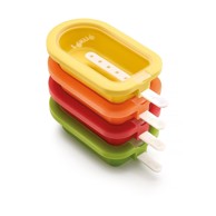 LÉKUÉ Silikonski kalupi za sladoled, set 4 kom