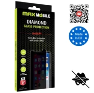 MAXMOBILE Zaštitno staklo za iPhone 18 Pro DIAMOND 2.5D AntiSPY