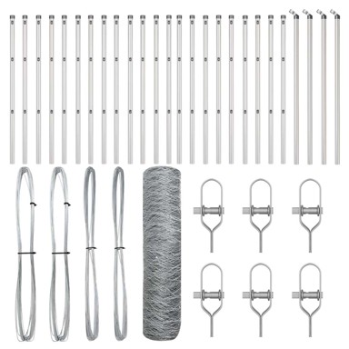 Heksagonalna ograda, 0. 4x50 m pocinčani čelik