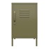 STØRAA Kaki zeleni metalni noćni ormarić Bradford