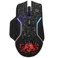 DEFENDER Gaming miš GM-067 OneShot, crni, bežični, optički, 3200 DPI, RF, RGB osvjetljenje, 7 tipki