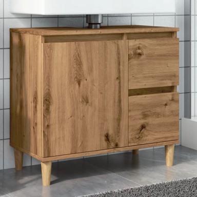Ormarić za umivaonik boja hrasta artisan 65x33x60 cm drveni