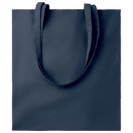 Vrećica za kupovinu pamučna 38 x 42 cm duge ručke tamnoplava