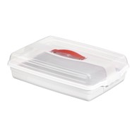 CURVER Plastična posuda za kolače Chef 45x30x11 cm bijela