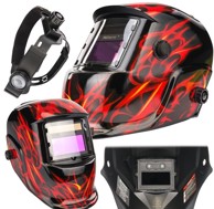 RED TECHNIC Maska za zavarivanje automatska – Crvena