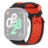 GS Silikonska narukvica za Xiaomi Redmi Watch 4, crno-crvena