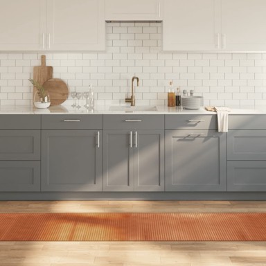 Tepih pravokutni smeđi 60 x 1000 cm od bambusa