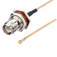 Pigtail kabel u.FL utičnica / TNC-RP utičnica, RG178, 1 m