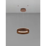NOVA LUCE Visilica Triac prigušiva LED Olivia 39 W CCT NL9040007, smeđa