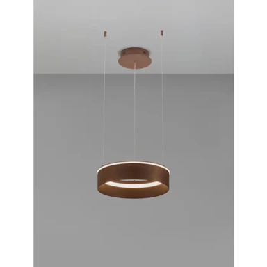 NOVA LUCE Visilica Triac prigušiva LED Olivia 39 W CCT NL9040007, smeđa