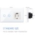 LIFESMART Pametni WiFi prekidač s utičnicom 2-kanalni, bijeli
