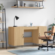 Radni stol boja hrasta sonome 140x50x75 cm konstruirano drvo