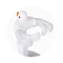 CHIPOLINO Stalak za tuš Duck, bijelo-siva