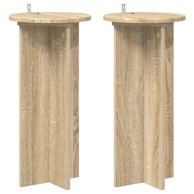 Stalak za biljke 2 kom 29,5x29,5x60 cm, hrast sonoma