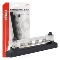 AMIO Distribucijski blok za uzemljenje, 4 M6 ulaza, 12-48V, 250A