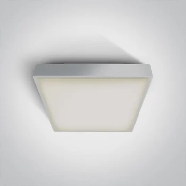 Plafonjera, LED, 2xE27, 18W, PLC, 230V, IP65, DM67282EA/W, bijela
