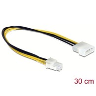 DELOCK Adapter 4-pin Molex (Ž) na 4-pin P4 (M), naponski, interni, 30cm