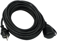 REV Produžni kabel IP44 50m crni