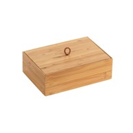 WENKO Kutija od bambusa s poklopcem Terra, širina 22 cm