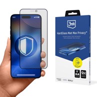 3MK Mat kaljeno staklo HardGlass Matt Max s filtrom privatnosti za Apple iPhone 17 Pro Max