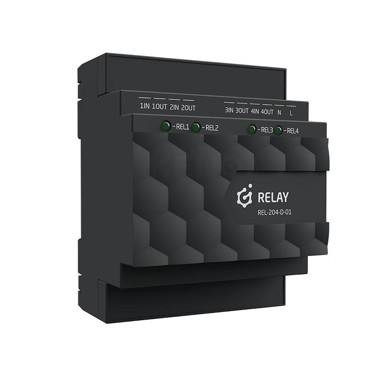 GRENTON Modul RELAY OUTPUT, 4 OUTPUT, GRENTON, DIN RAIL MOUNTING, TF-BUS