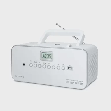 MUSE Prijenosni CD/MP3 radio M-28RDW, USB, bijela
