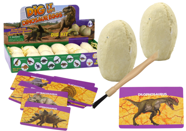 Arheološki set za iskopavanje, Jaja dinosaura, 12 komada