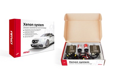 AMIO S1068 Slim CANBUS Xenon HID kit, H7R, 6000K, hladno bijela