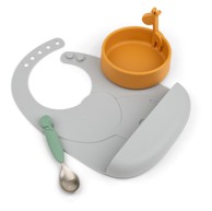 DONE BY DEER Moj prvi set za jelo Peekaboo, Deer friends Colour mix