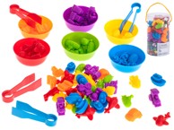 Montessori edukacijska igra za učenje brojanja, vozila, 36 elemenata