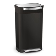 JOSEPH JOSEPH Crna željezna kanta za smeće s pedalom 30 l Titan 