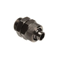 Ravni priključak G1/4 inča AG na 11/8 mm, nikal, crni