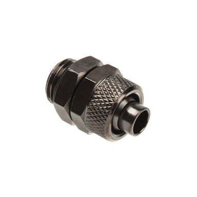 Ravni priključak G1/4 inča AG na 11/8 mm, nikal, crni