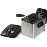 DOMO Friteza DO465FR, 4 L, 3000 W, srebrna, čelik