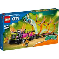 LEGO City kamion za akrobacije i izazov kruga od vatre 60357