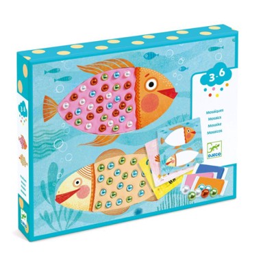 Dječji kreativni set, Mozaik, ribice  