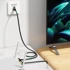 UGREEN Ethernet kabel NW107, 5 m, CAT7, STP, RJ45, 10 Gbps, crni