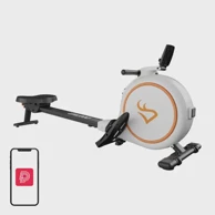 DEER RUN Veslačka sprava RW600, magnetna, 32 razine otpora, bijela