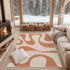 MILA HOME Narančasta periva staza 60x230 cm Caramel Latte 
