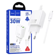 HOCO. Punjač kućni N63 Gentle Type-C to Lightning 59476, PD30W, QC3.0
