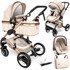 KIDUKU Kombinirana kolica 3u1, bež