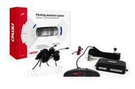 AMIO Parking senzori x4, bijeli, 22 mm, LED zaslon, buzzer