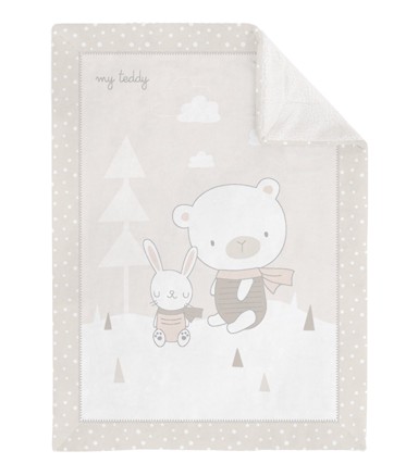 KIKKA BOO Soft sherpa deka 110x140 cm, My Teddy