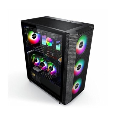 NAVIATEC Kućište Gigant Gaming ATX, kaljeno staklo, ARGB ventilatori, 2x USB 3.0, 1x USB 2.0 (NVT-GIGANT)