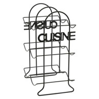 CASA COLLECTION Stalak za 6 butelja Cusine Nera