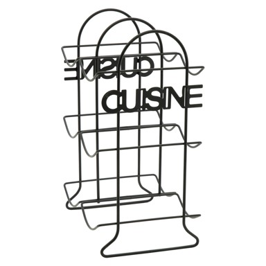 CASA COLLECTION Stalak za 6 butelja Cusine Nera